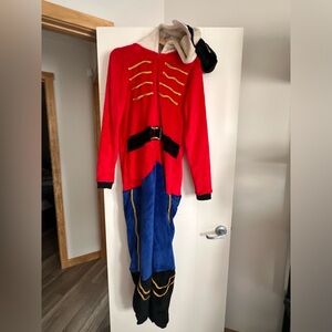 Nutcracker Christmas Onesie Costume w/ Detailed Hood - Ardene - Size Large